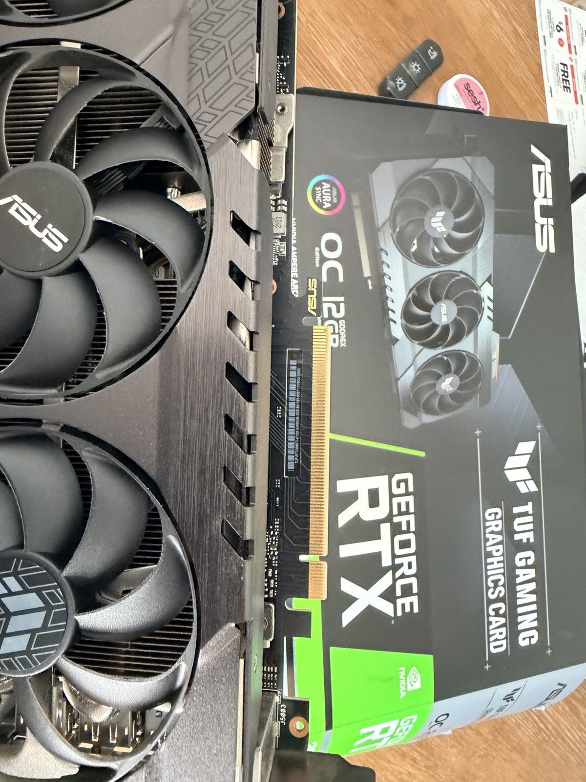 ASUS TUF NVIDIA GeForce RTX 3080 Ti 12GB GDDR6X Gaming Graphics Video Card