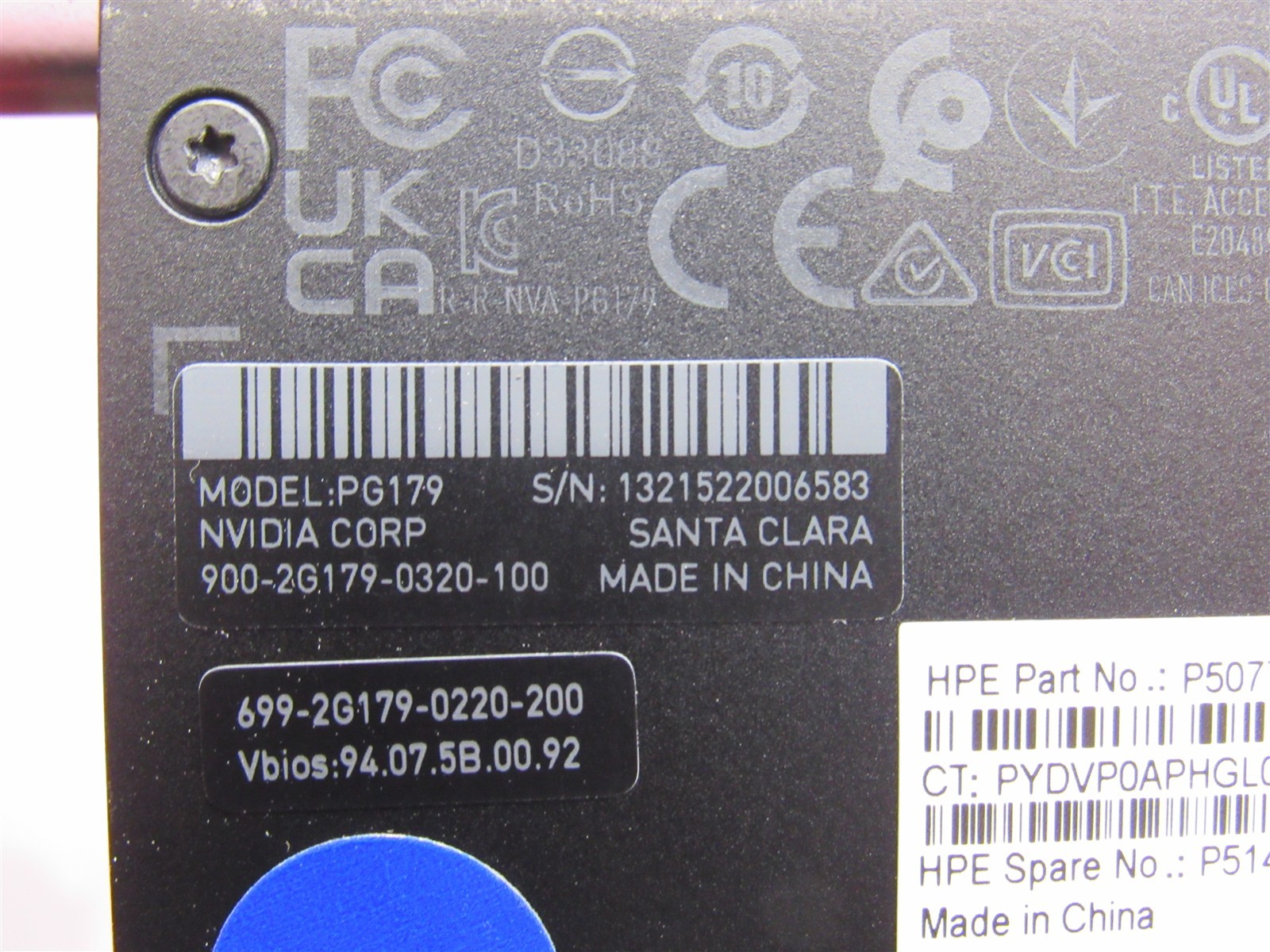 NVIDiA PG179 A2 16GB GDDR6 PCIe 4.0 AI Computing GPU 900-2G179-0320-000 High Pro