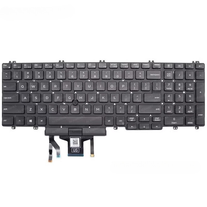 New US Backlit Keybaord For Dell Latitude 5500 5510 Precision 3540 3550 0THDMY