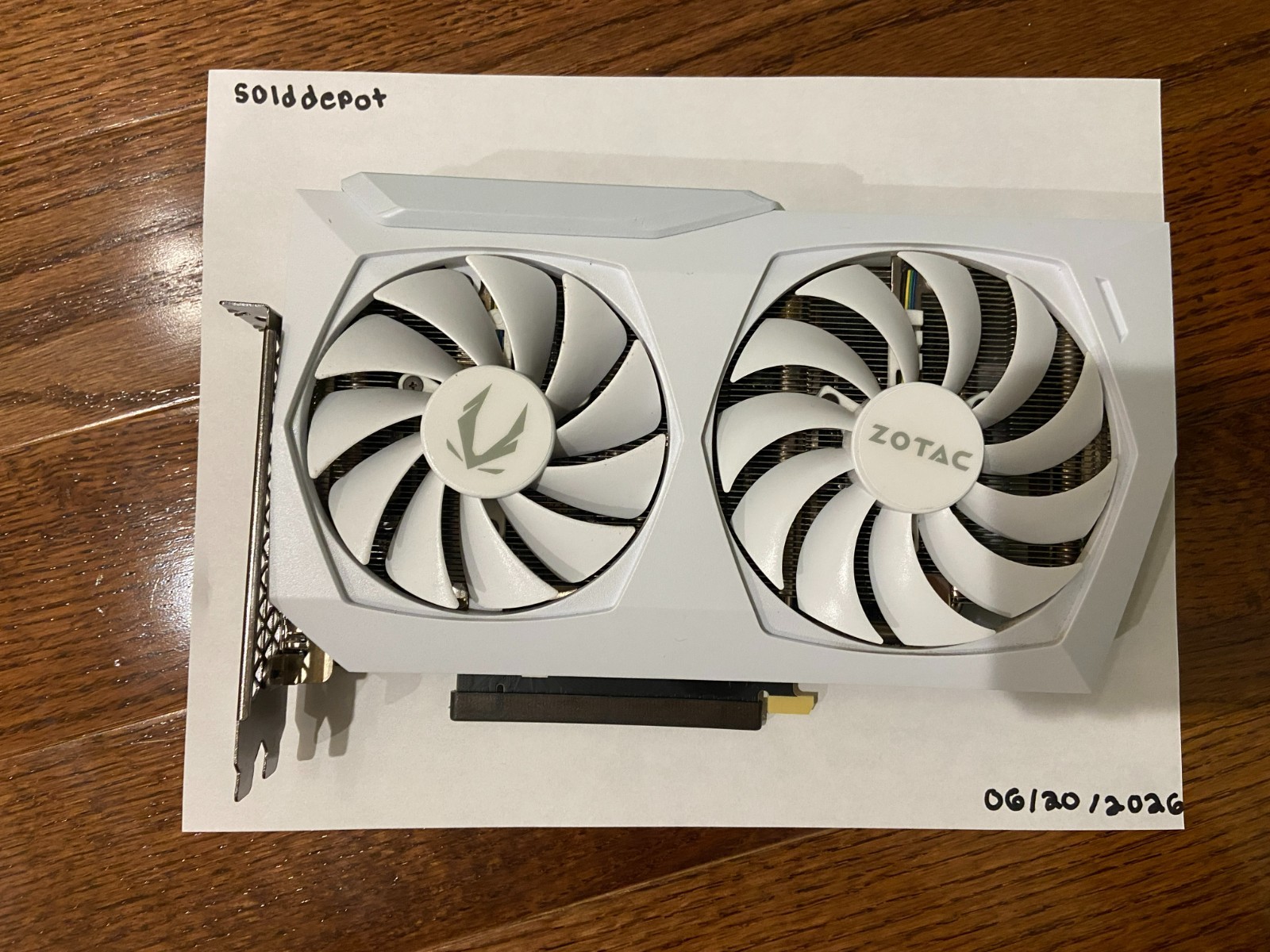 ZOTAC GAMING GeForce RTX 3060 Ti AMP White Edition (With Box) | Clean | Tested