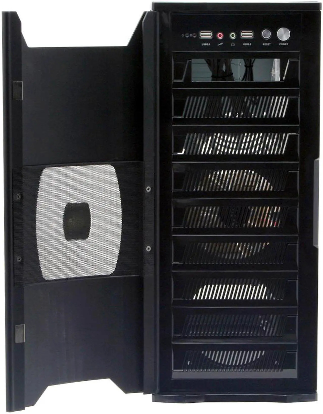 AeroCool ZeroDegree-BK Black 0.8mm SECC ATX Mid Tower Computer Case
