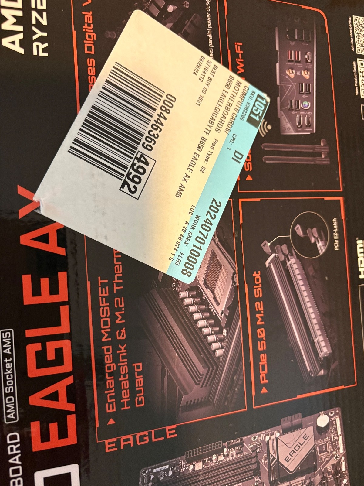 Gigabyte b650M Eagle AX AMD Motherboard