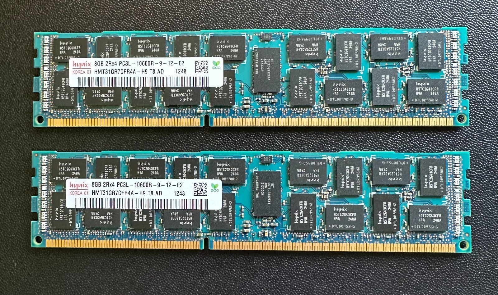 SK Hynix 16GB (2x8GB) DDR3L-1333 PC3L-10600R 2Rx4 ECC REG RAM HMT31GR7CFR4A-H9