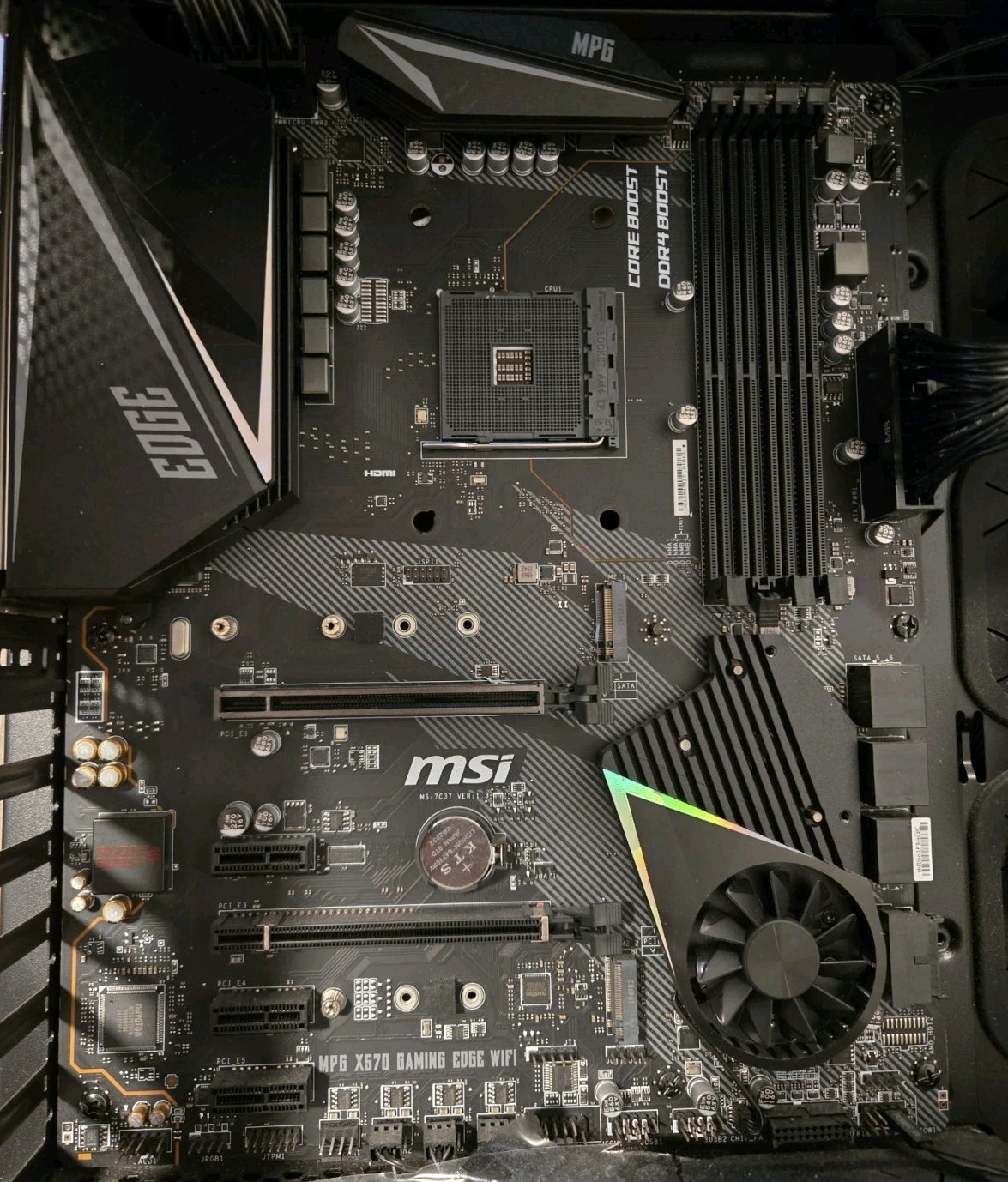 MSi MPG X570 Gaming Edge WiFi AM4 ATX AMD DDR4 Motherboard