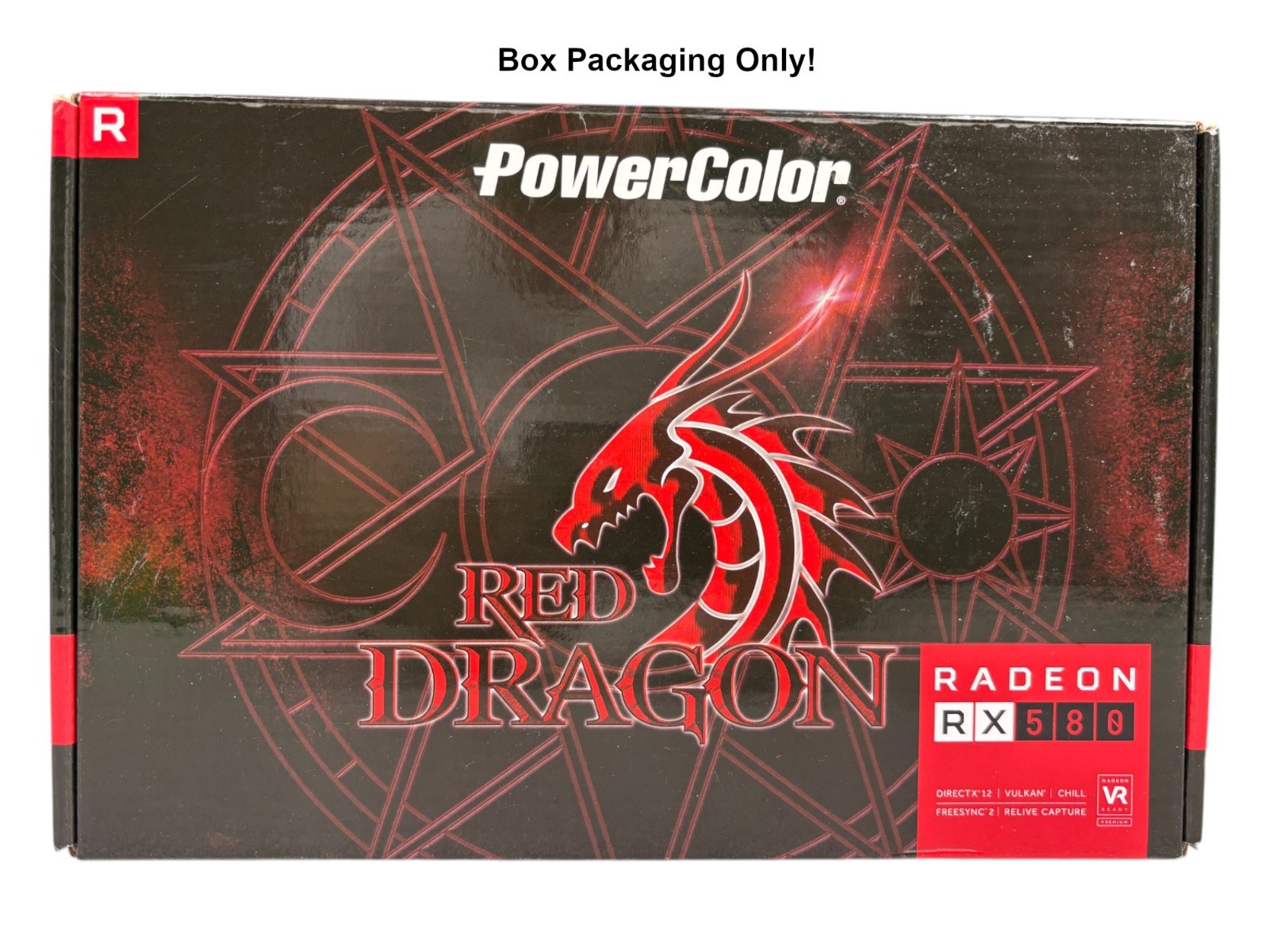 BOX ONLY PowerColor RX 580 8GB Red Dragon – GPU BOX ONLY