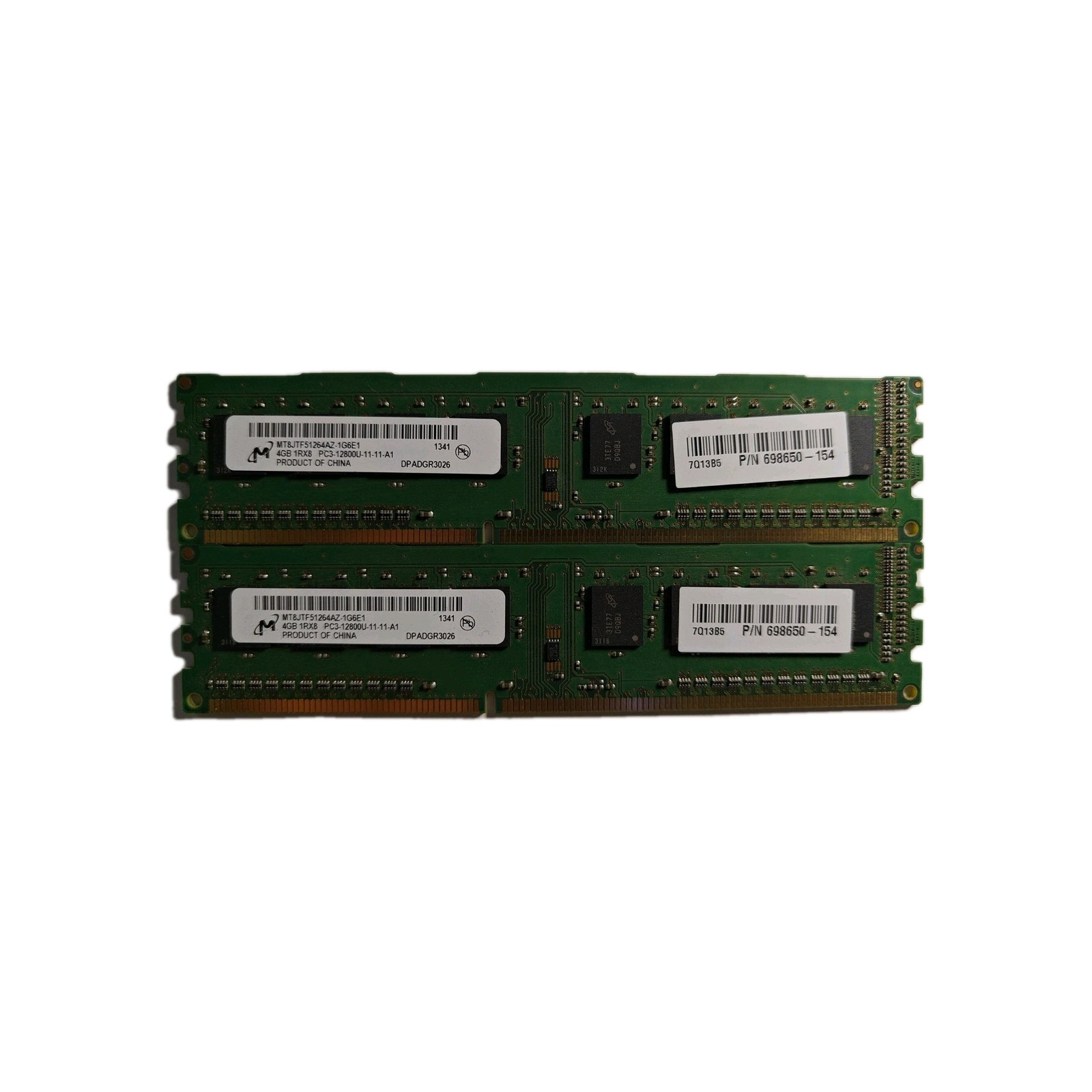 Micron 8GB PC3-12800 (DDR3-1600) Memory – MT8JTF51264AZ-1G6E1