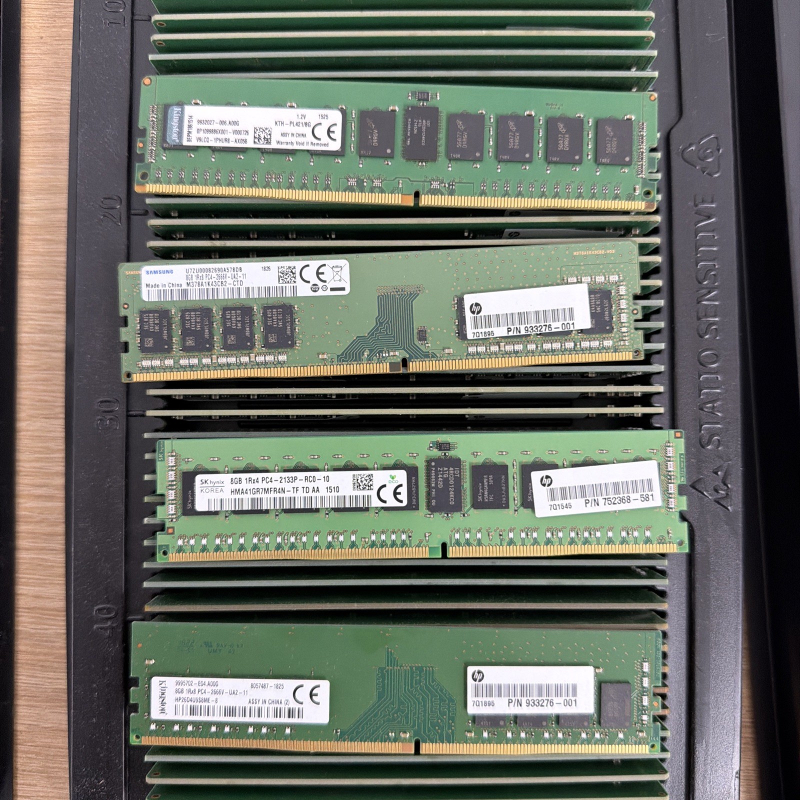 Mixed Brand/Speed 8GB DDR4 DIMM Desktop Memory Lot of 133