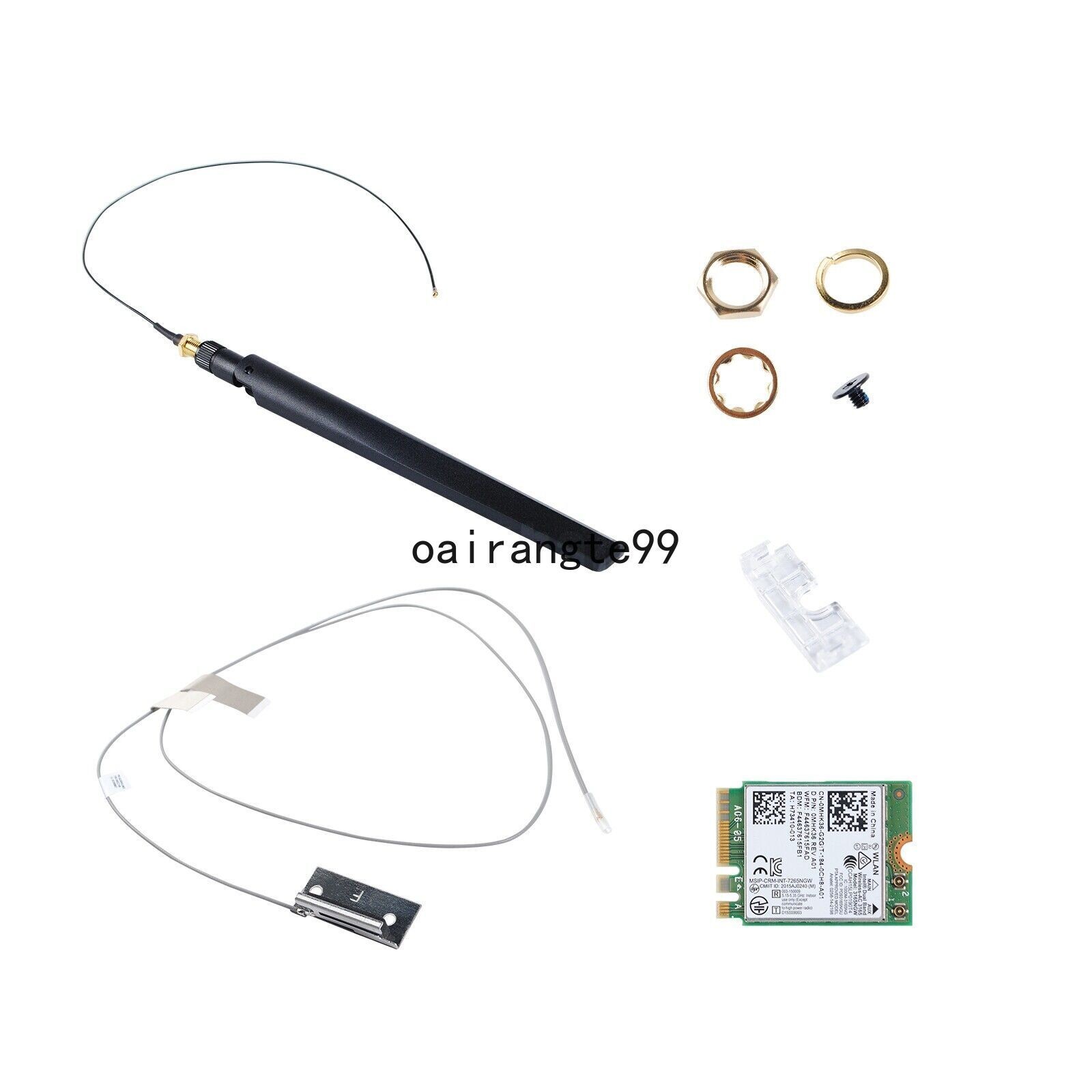 WiFi Antenna Cable + Bluetooth WIFI Card For Dell Optiplex 3060M 3070M DW1810