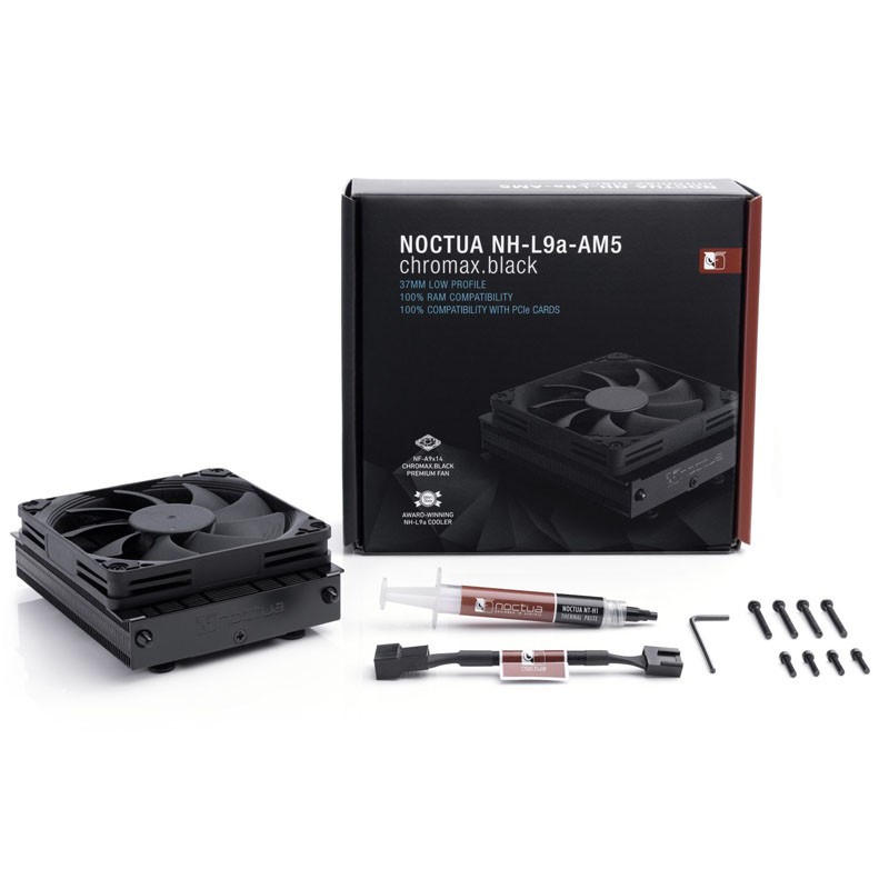 Noctua NH-L9a-AM5 Air Cooler 9.2cm 600 NH-L9A-AM5 CHROMAX.BLACK