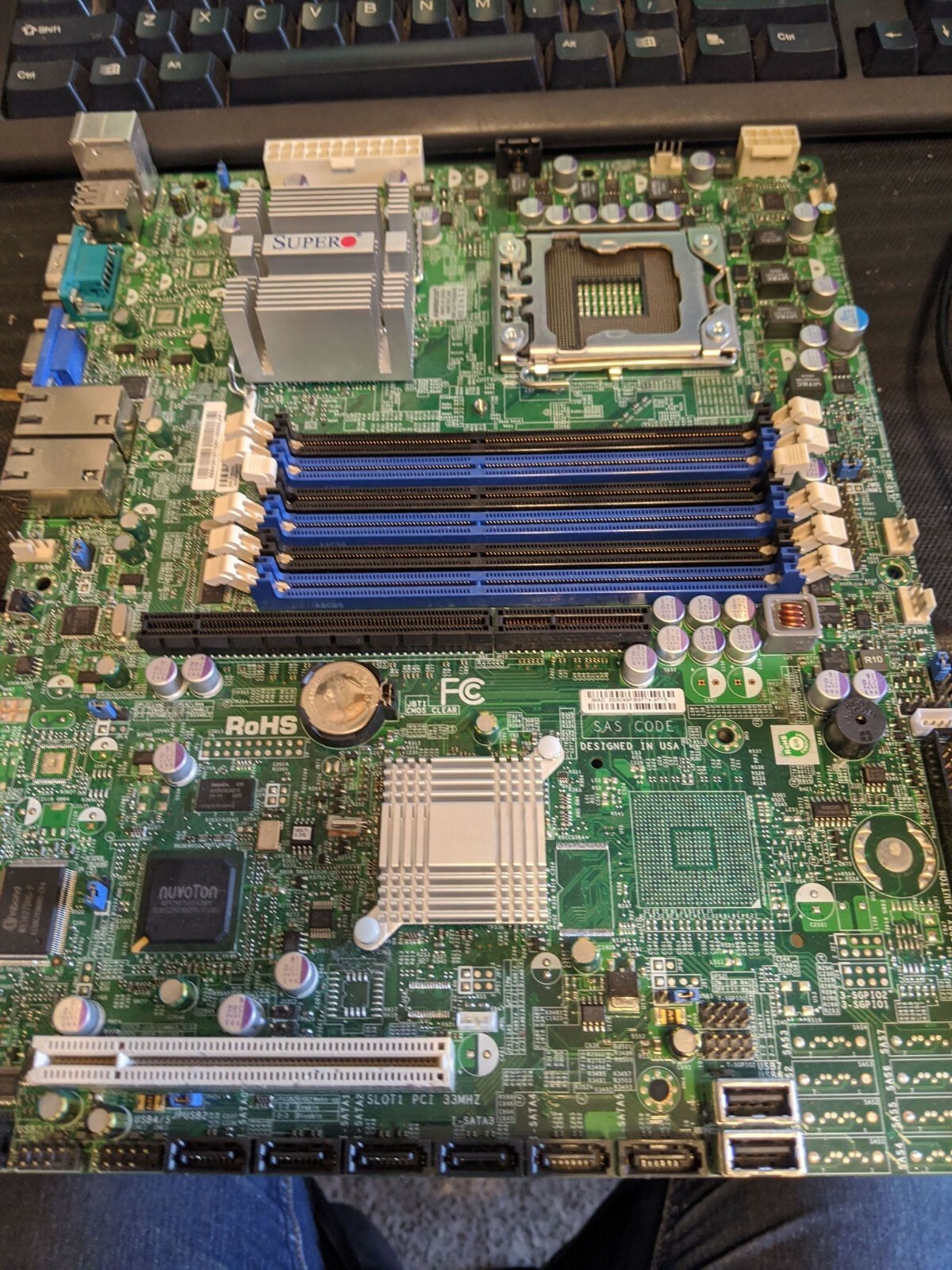 AMIBIOS 686Q 2000 SUPER RSC-RR1U-E8 ZM0BS47518 E22105 Motherboard