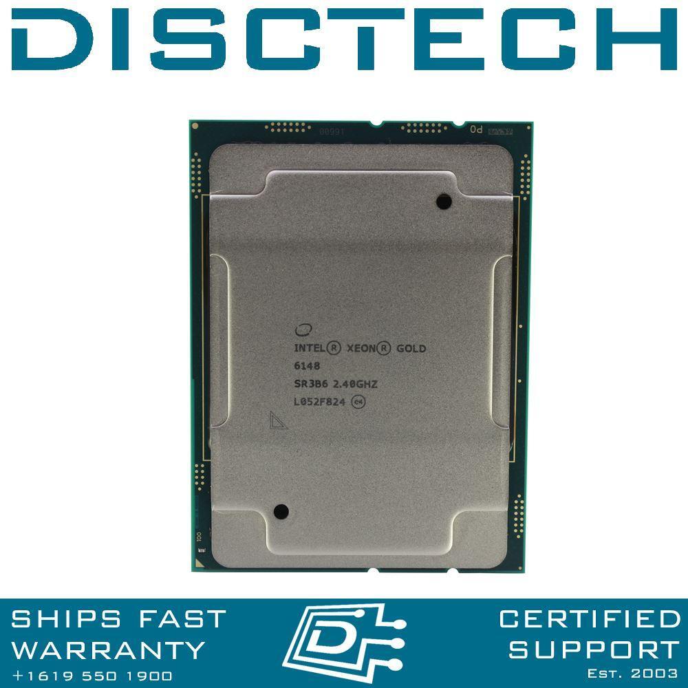 Intel Xeon Gold 6148 SR3B6 CD8067303406200 2.4 GHz 20-Core 27.5MB FCLGA3647 CPU