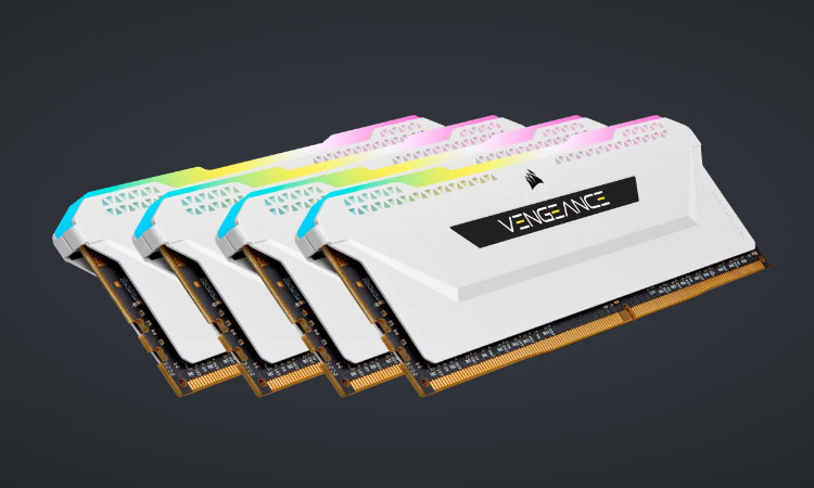Corsair Vengeance RGB Pro 32GB (4x8GB) DDR4 3200MHz CL16 – White