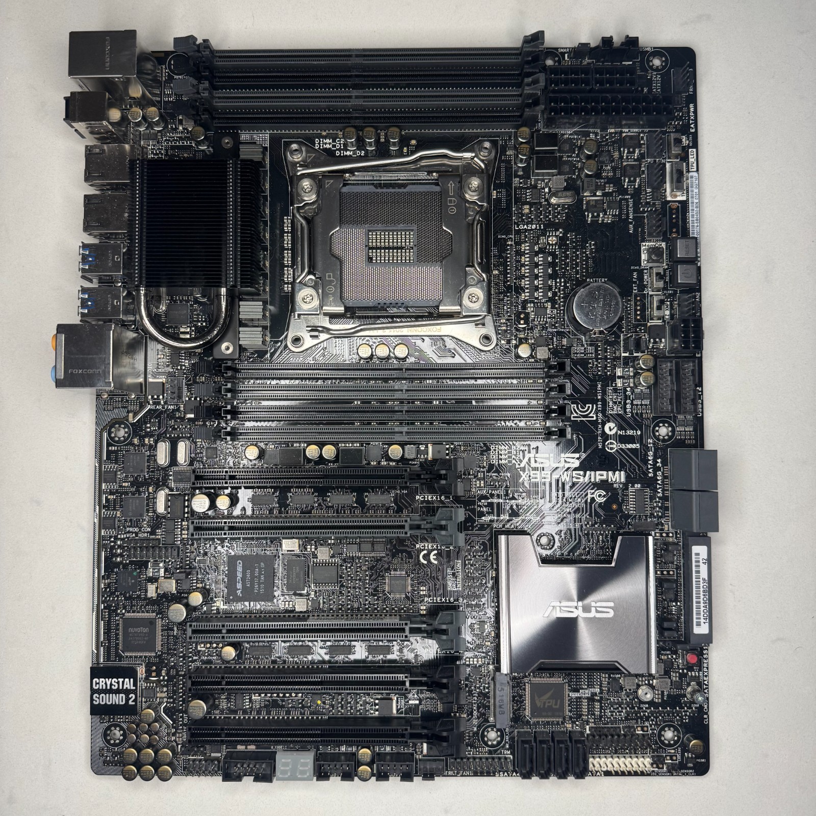 ASUS X99-WS/IPMI LGA2011-V3 Motherboard X99 ATX with I/O Shield – Fully Tested