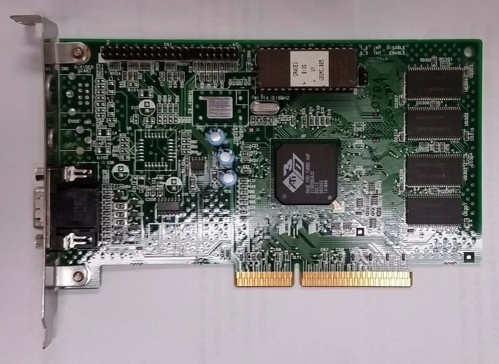 ATi 3D Rage Pro Turbo 8MB AGP Video Adapter, HDB-15 Output