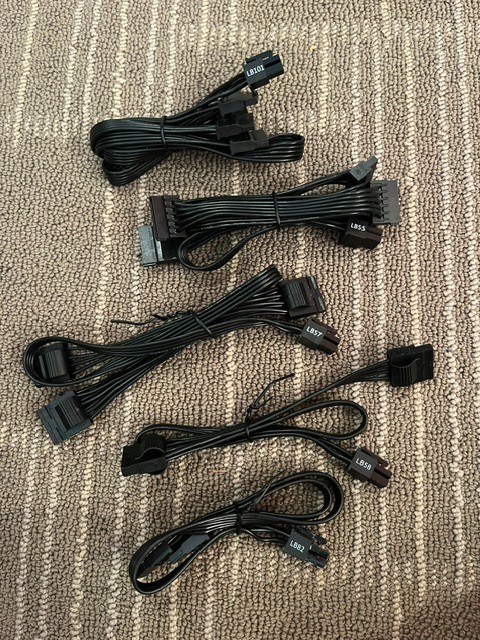New, never used. Seasonic Modular Power Cable Set LB101, LB55, LB57, LB58, LB82