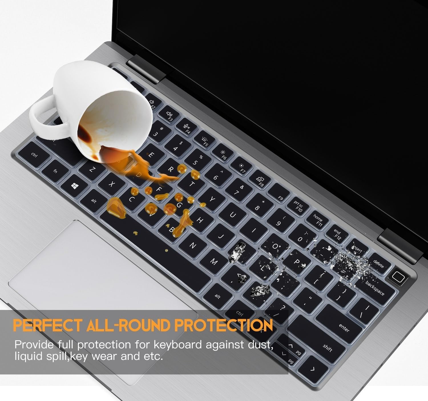 Keyboard Cover for Dell Latitude 3440 3450 5450 5440 5420 5430 5431 14, Black