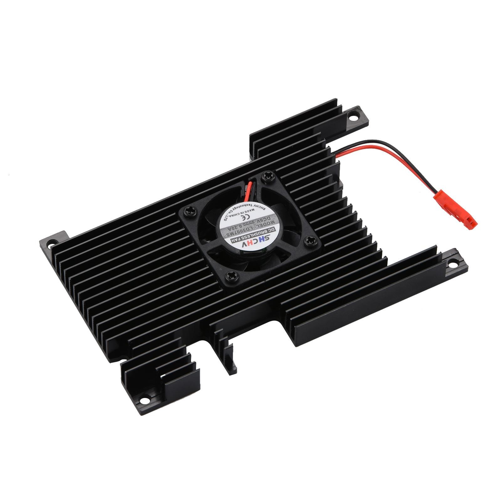 Aluminum Case w/ Fan Active Passive Cooling Radiator w/ Heatsink for Orange Pi 5