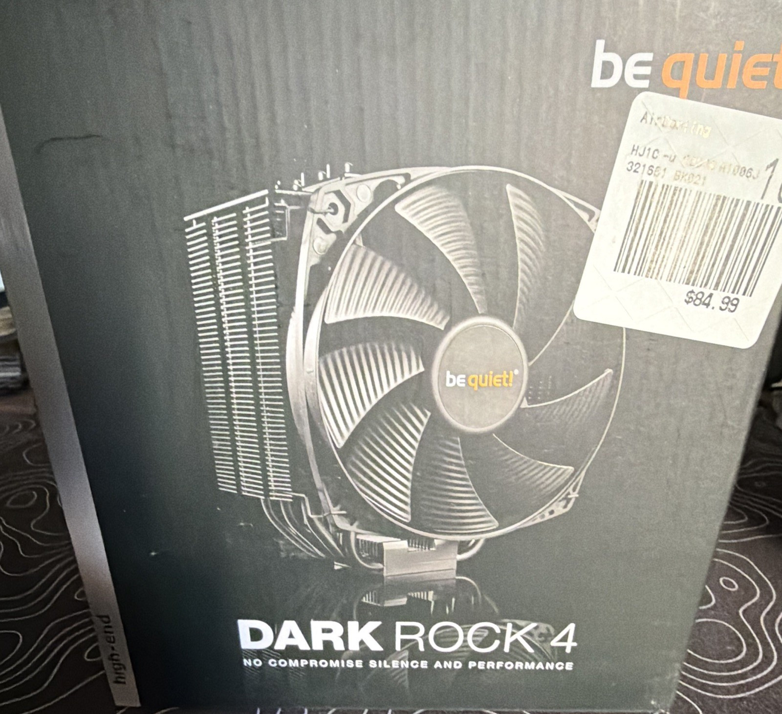 be quiet! Dark Rock 4 CPU Cooler 135mm PWM 4-Pin LGA1151 BK021 Black