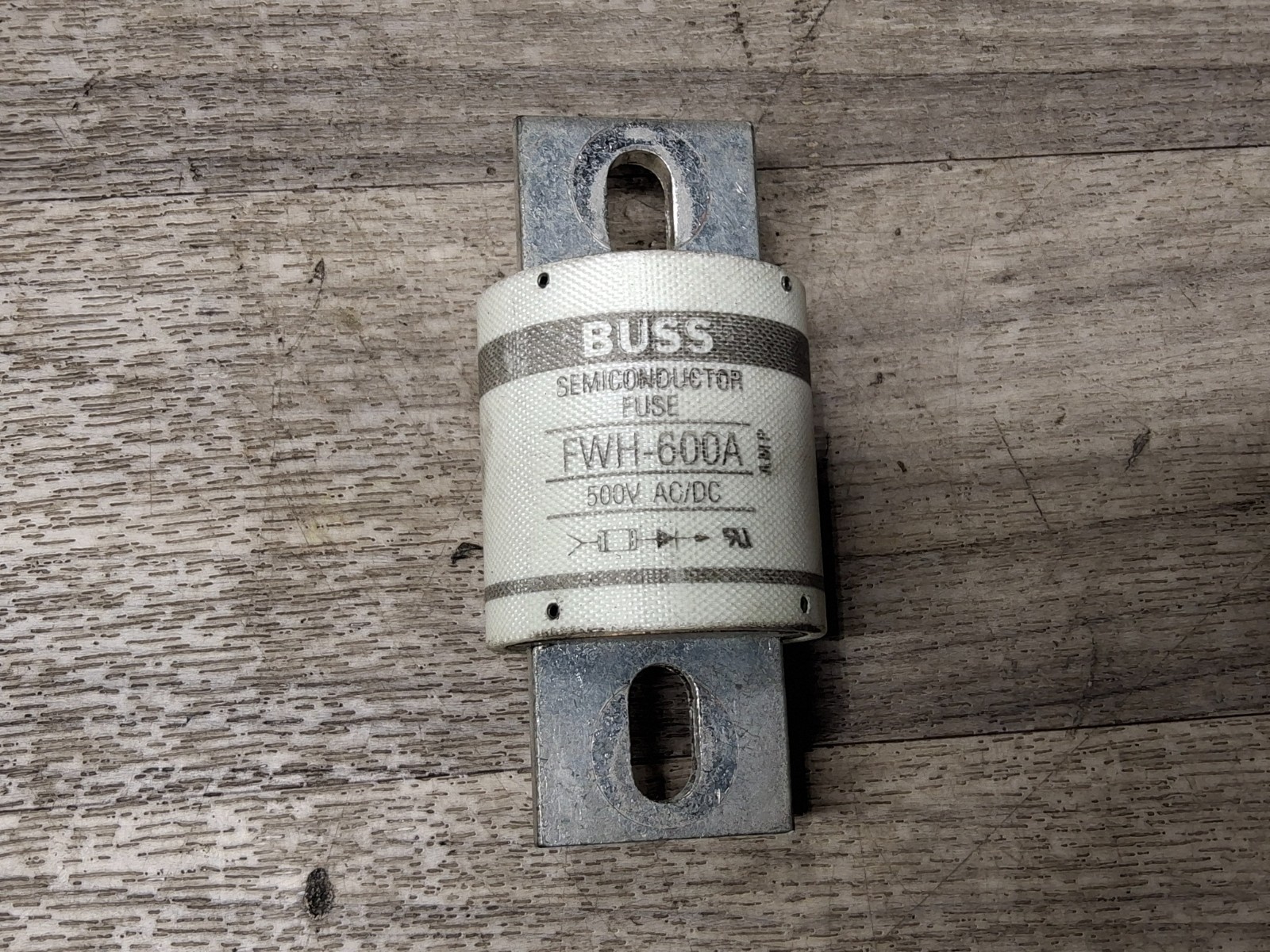 BUSSMAN FWH-600A SEMICONDUCTOR FUSE 600A 500V AC/DC #112N165