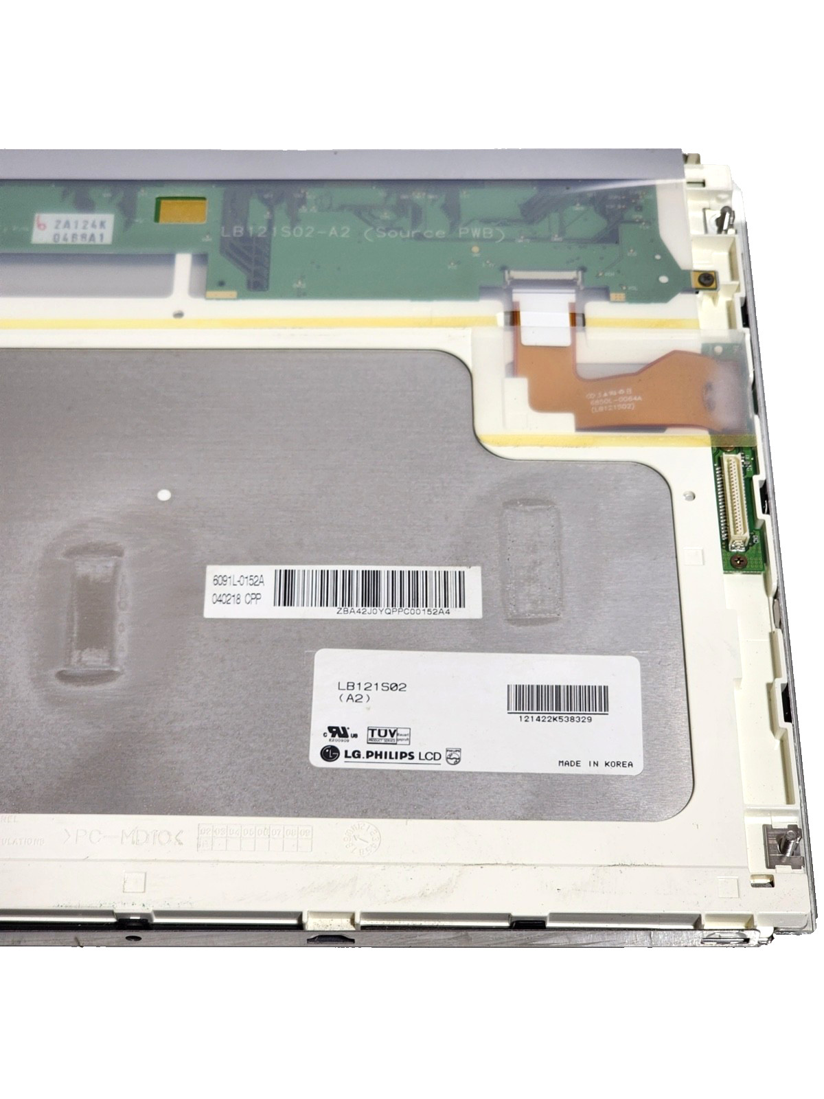 LG Philips LB121S02 12.1″ TFT 800 x 600 SVGA LCD Module used.