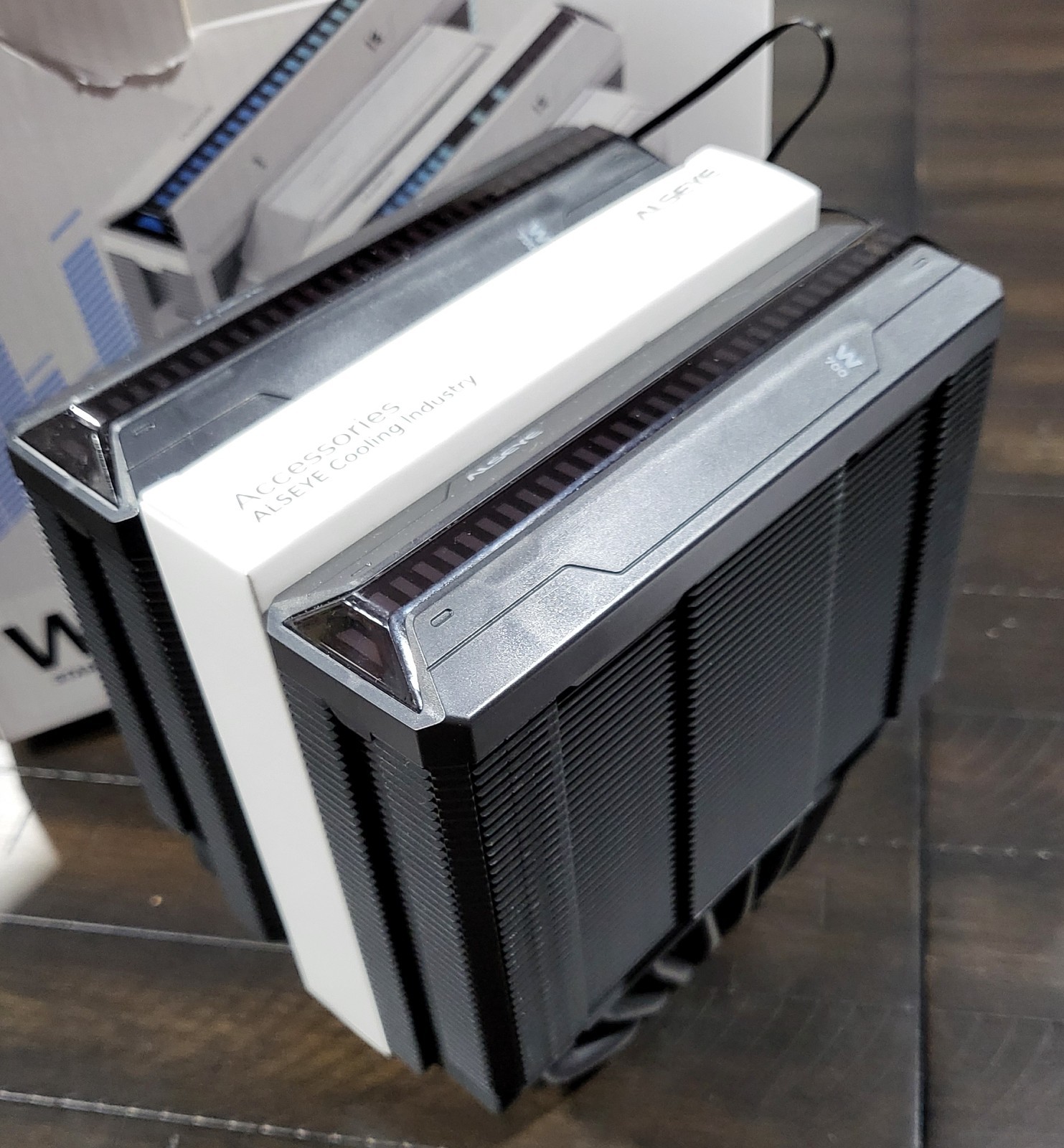W700 CPU Cooler Dual-Tower 290W TDP PWM 7 Heat Pipes Copper Bottom Air Cooler…