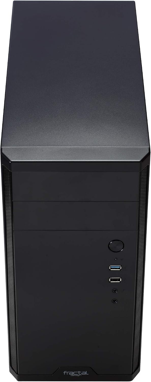 Core 1100 Mini Tower Case – Brushed Aluminum Front Panel