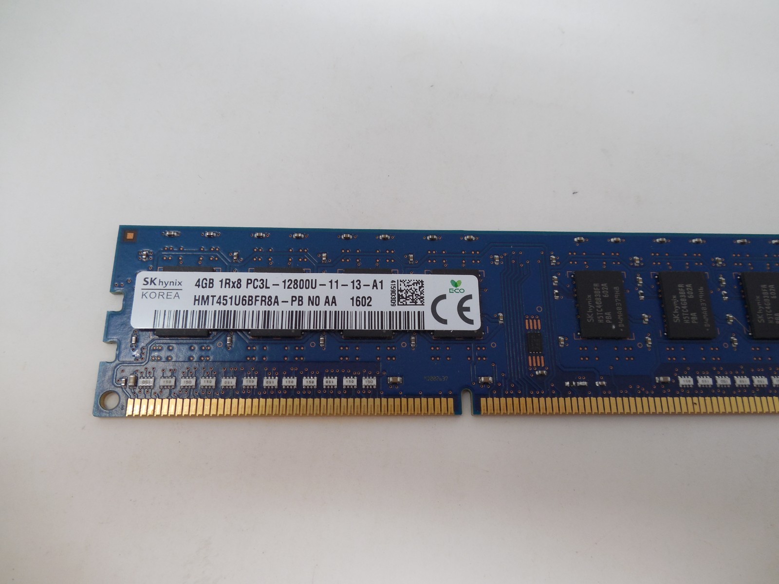 1 Module SK Hynix 4GB 1Rx8 *PC3L*-12800U-11-13-A1 Desktop RAM HMT451U6BFR8A-PB