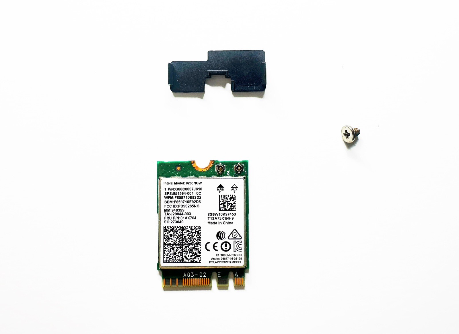 🔥Original Intel® AC 8265NGW Dual Band 867Mbps 5Ghz Bluetooth 4.2 WiFi 5 802.11a