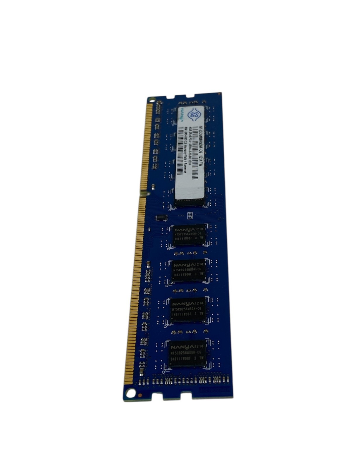 Nanya 4GB 2Rx8 Desktop Memory RAM NT4GC64B8HG0NF-CG PC3-10600U DDR3 Lot of 3