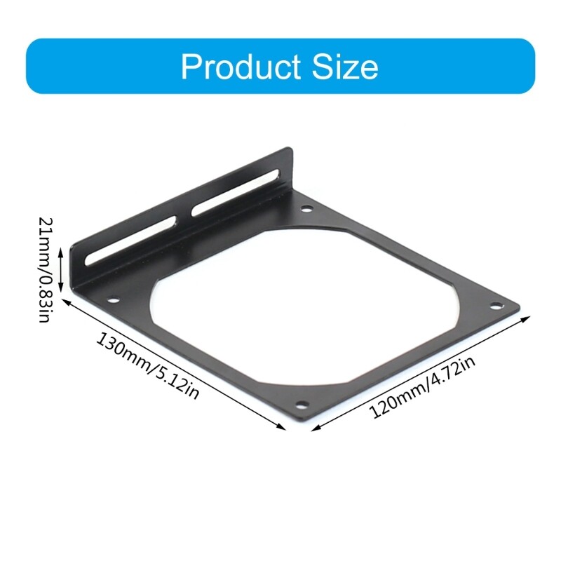 Universal 120LS Fan Bracket PC Chassis Fan Cooling Mount CPU Fan Holder