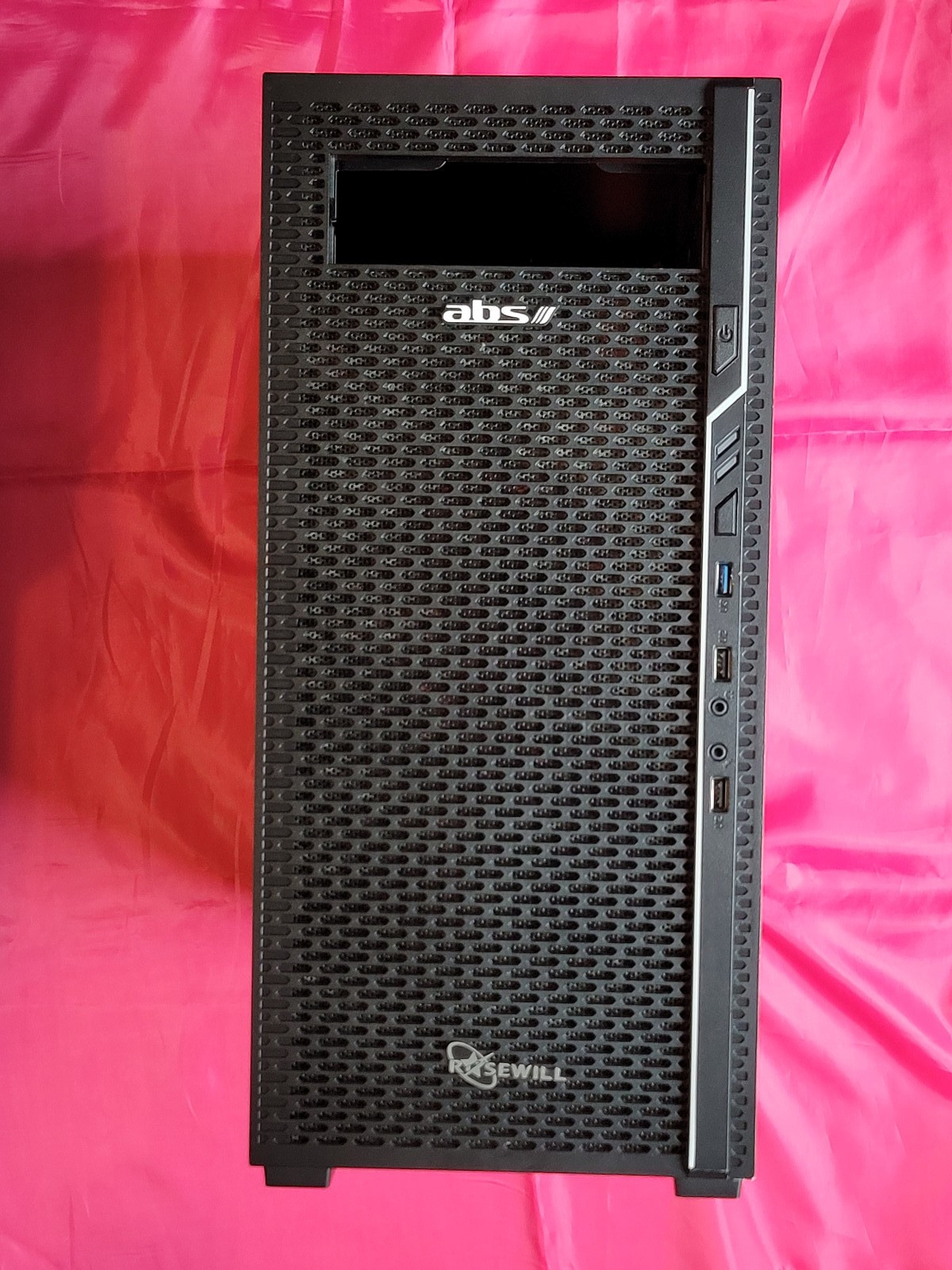 RoseWill Desktop Pc Case Mini Tower Size, Micro ATX Size. AS IS