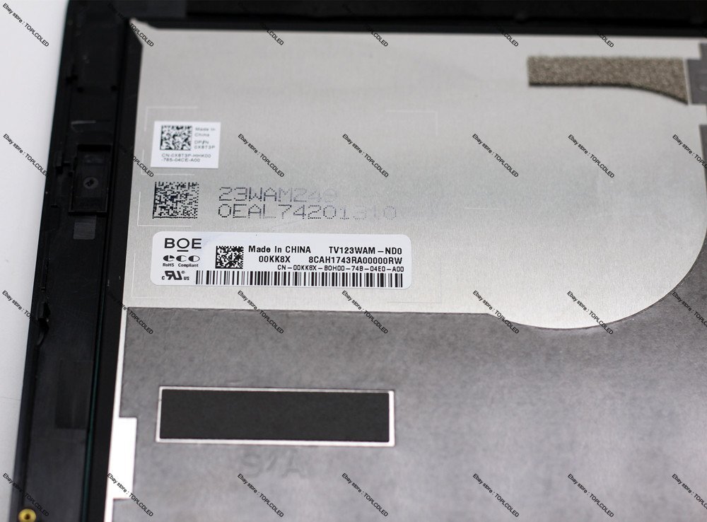 Dell Latitude 5285 5290 2 in 1 12.3″ LCD FHD Display Touch Screen Assembly VKJCN
