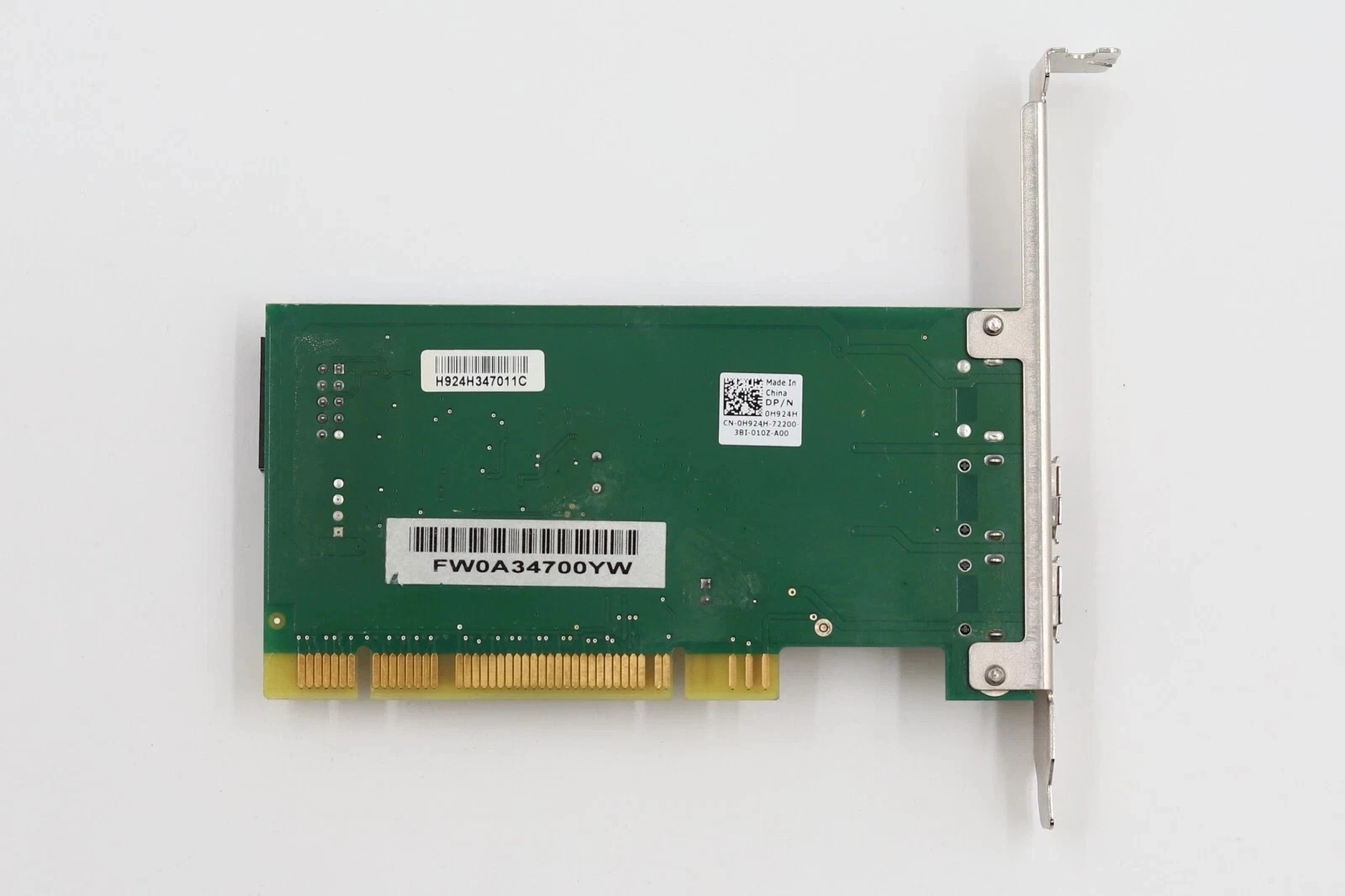 TESTED FAST SHIP OUT Dell PCI Dual Port IEEE-1394 Desktop Firewire Card H924H