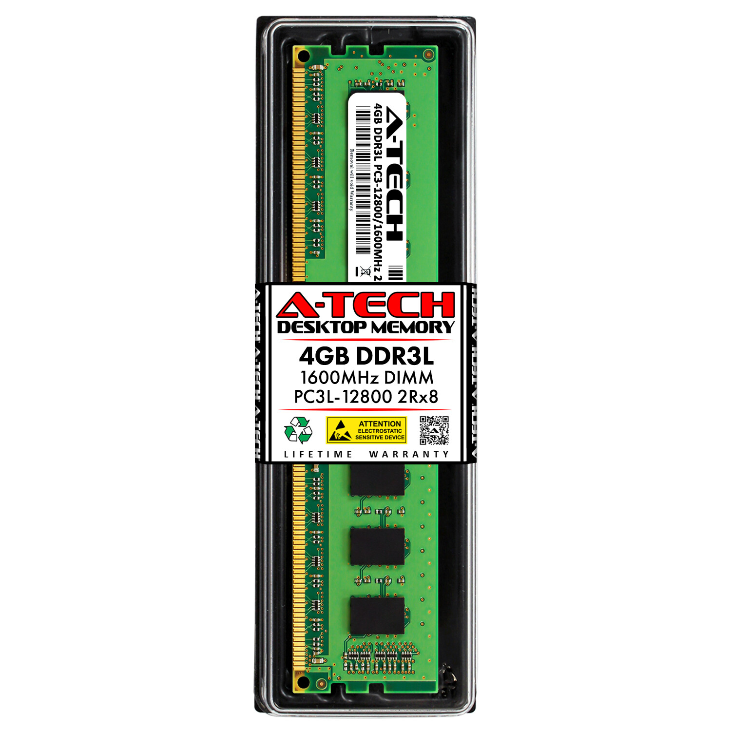 4GB DDR3-1600 PC3-12800 DIMM Crucial CT51264BD160B Equivalent Desktop Memory RAM