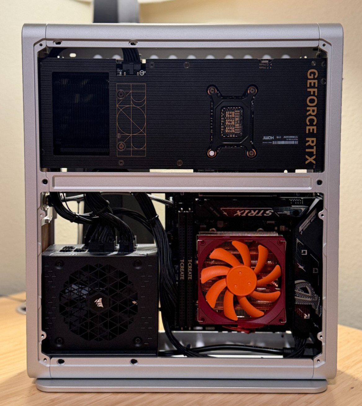 NCASE NFC SM5 Small Form Factor Computer Case. Mini-ITX (PC Parts Not Included)