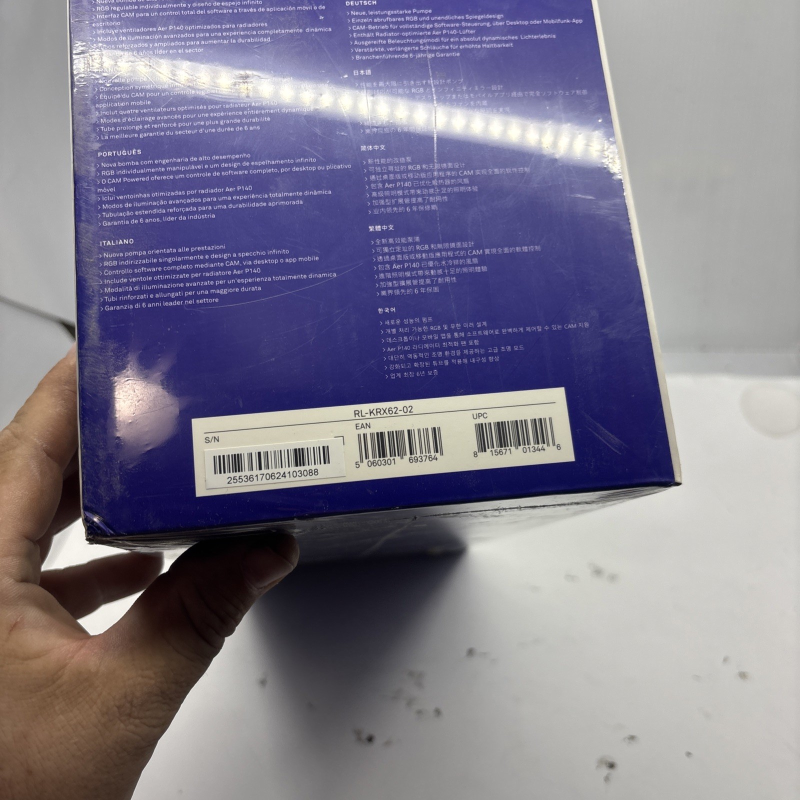 NZXT Kraken X62 280mm – AIO RGB CPU Liquid Cooler – SEALED