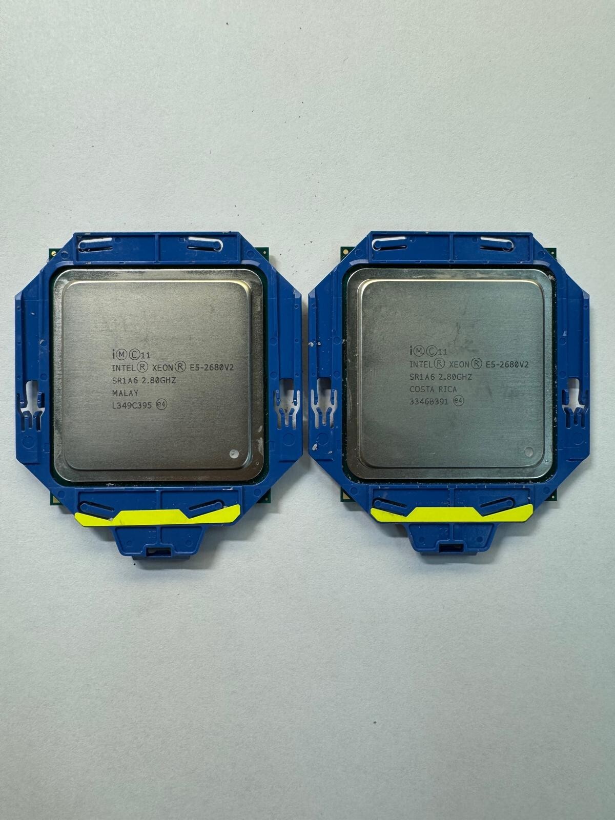 Lot of 2 Intel Xeon E5-2680V2 SR1A6 2.8GHz 10 Core LG2011 8GT/s 115W 25MB Cache