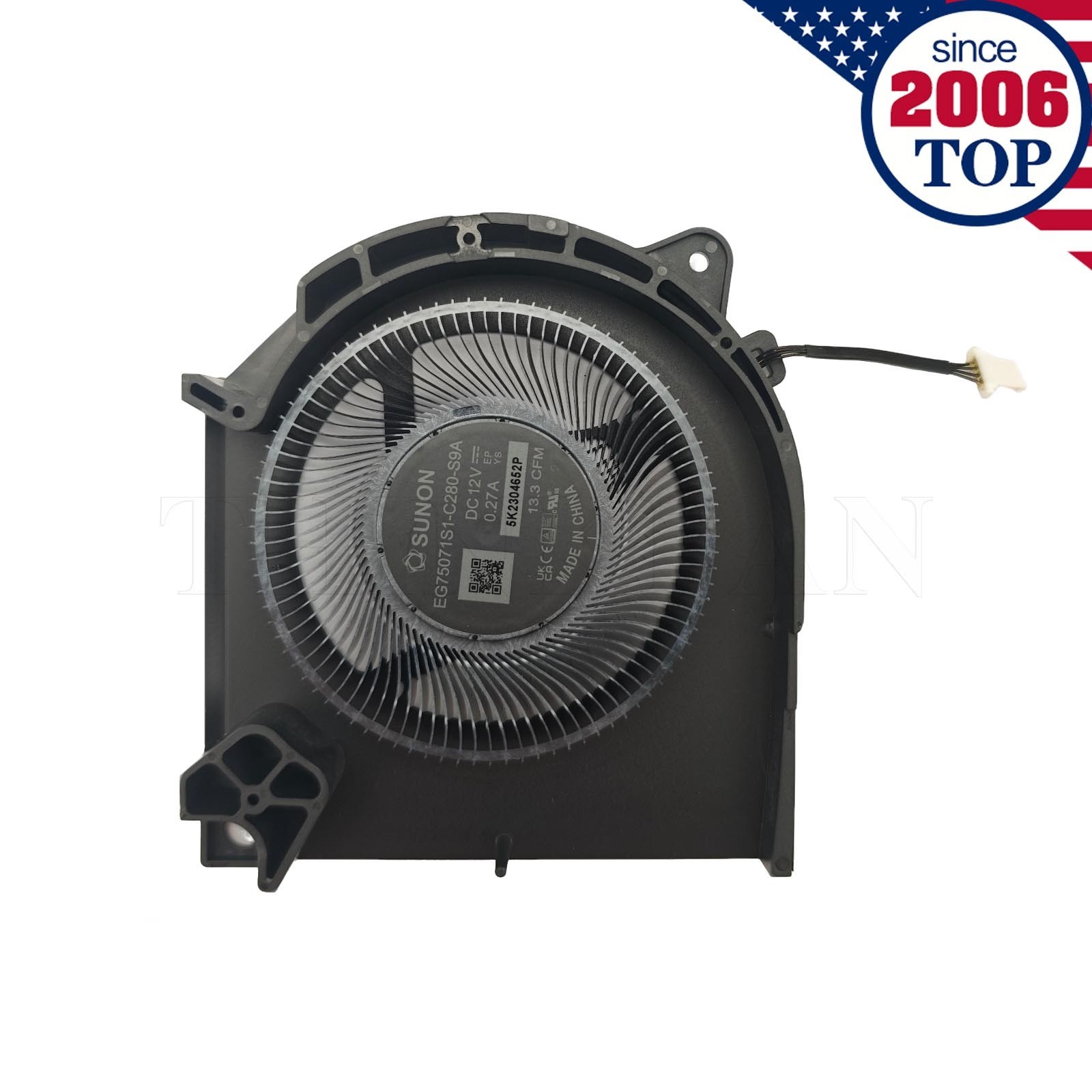 12V New CPU + GPU Cooling Fan for DELL G15 5530 5535 (Only for RTX 40 Series)