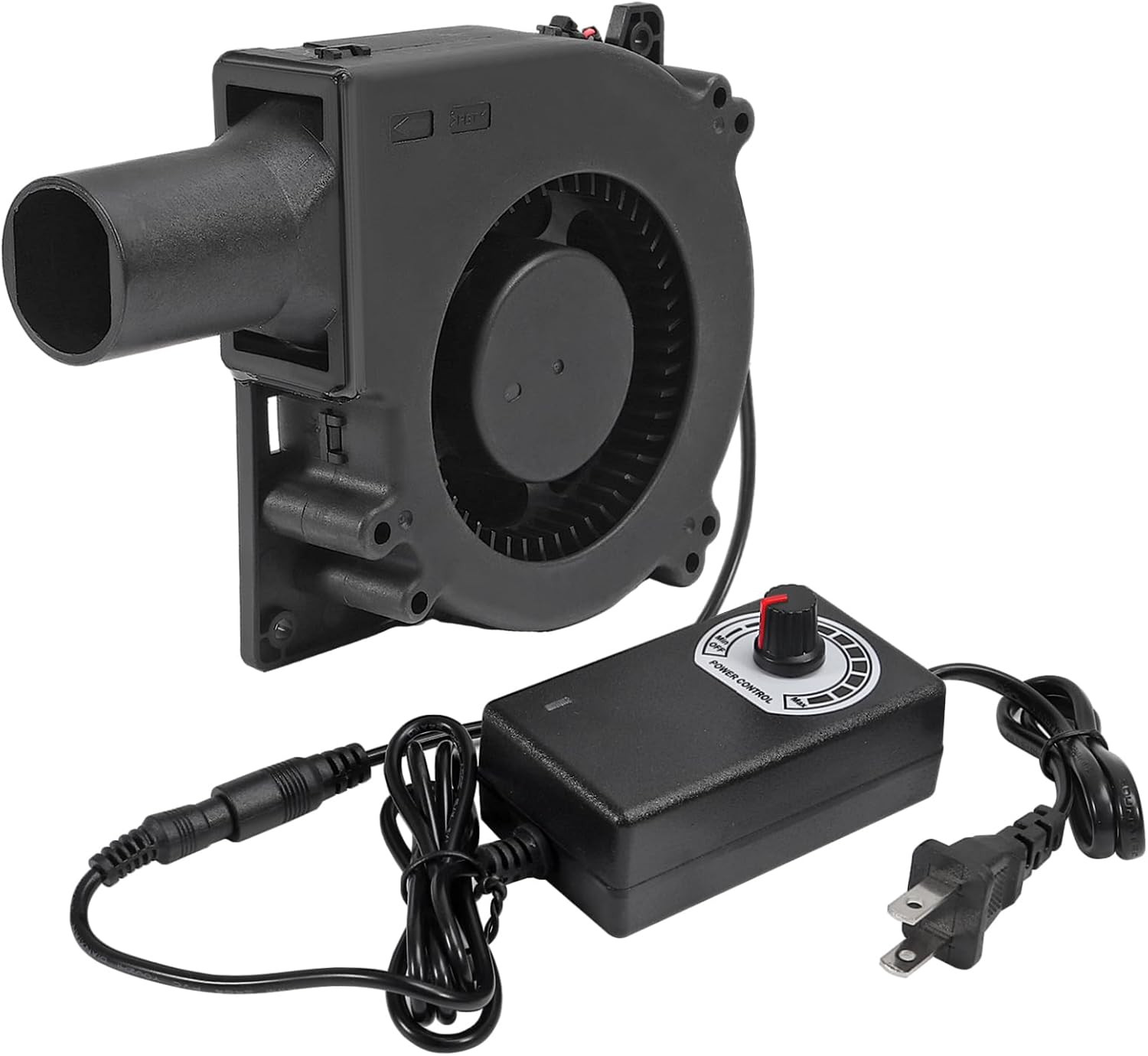120Mm BBQ Fan 12V 4.72In Blower Brushless with 110V/120V Variable Speed