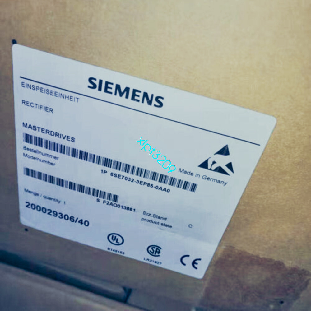 6SE7032-3EP85-0AA0siemens Main drive motion control servo rectifier unit