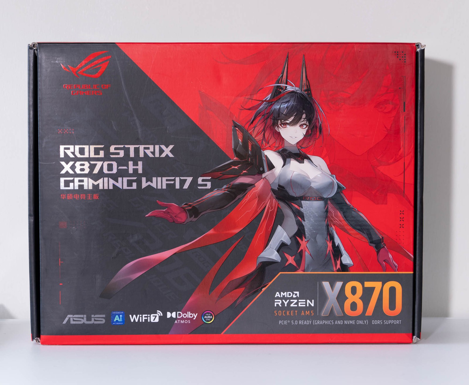 AMD Ryzen 7 9800X3D+ASUS ROG STRIX X870-H Gaming AM5 DDR5 Gaming Motherboard