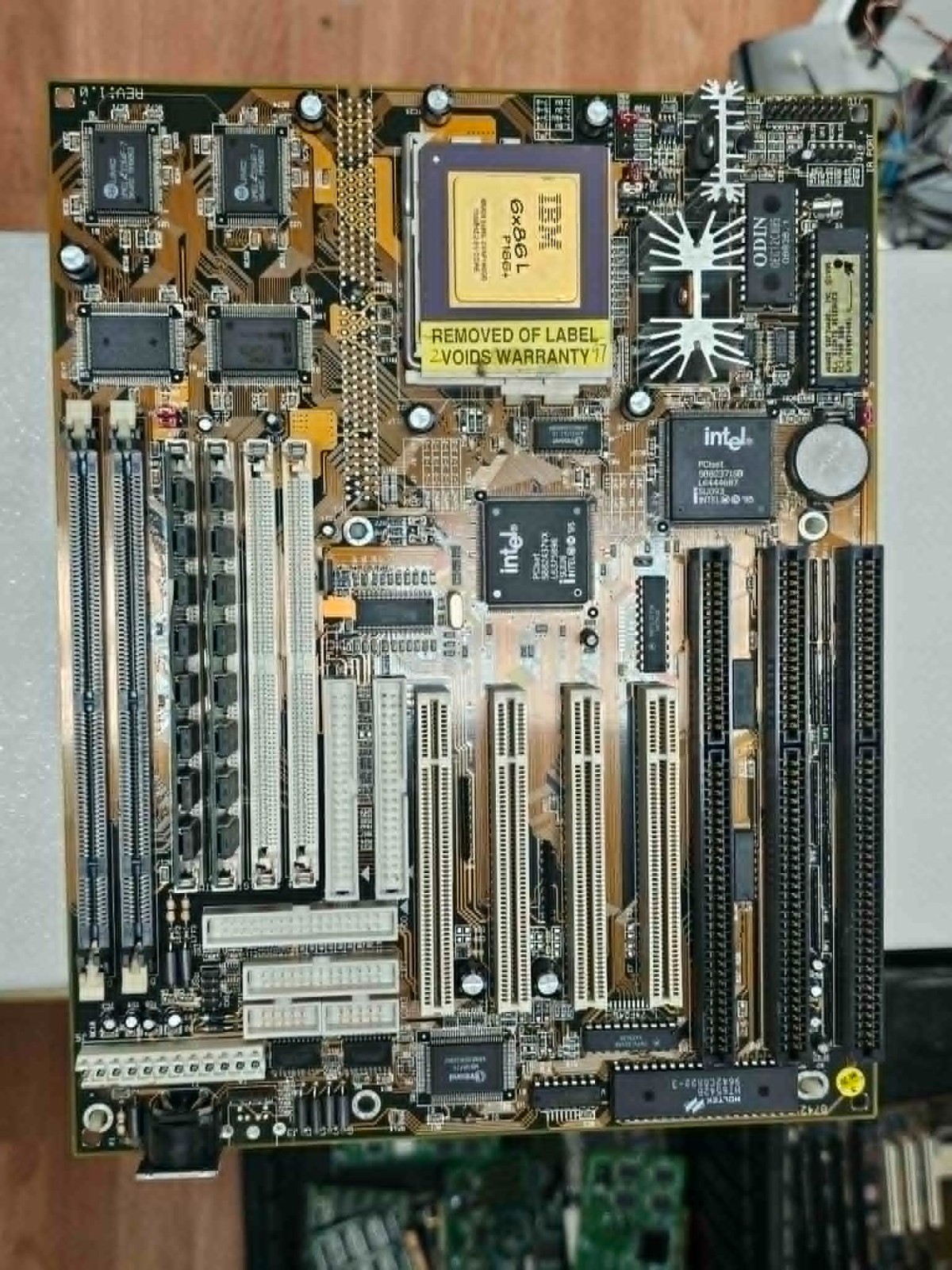 Vintage Retro Gaming San Li SL586V+ Motherboard PSI ISA w/Cyrix 6x86L Tested