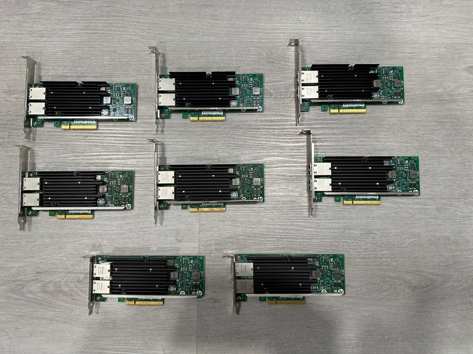 Lot of (8) HP 561T Ethernet (RJ-45) 10Gbp/s Network Card – 717708-002