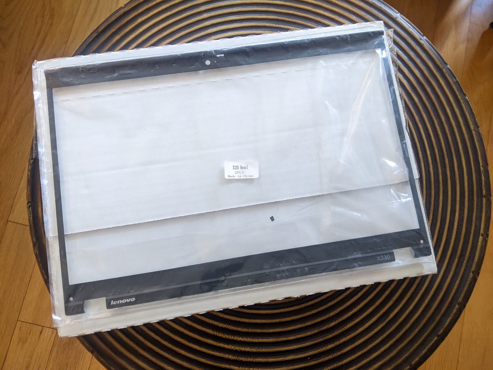 Thinkpad X220/X230 Custom 16:9 Display Bezel For Mod; New/Unused; X330 Label