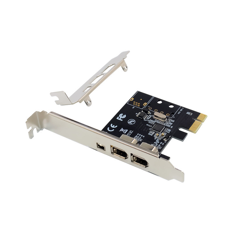 PCI Express 3 Ports 1394A Firewire Expansion Card VIA VT6315 Chipset