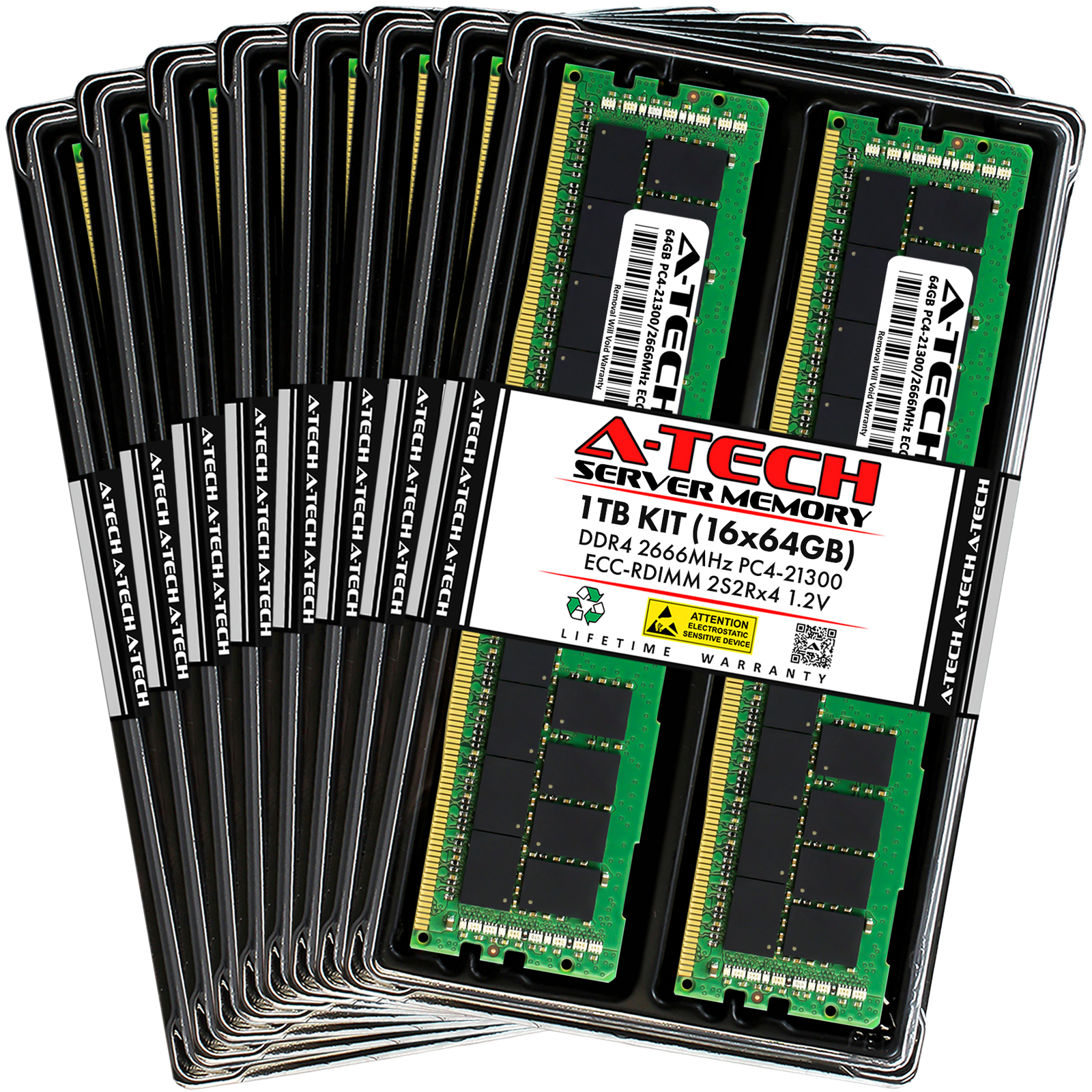 1TB 16x 64GB PC4-2666 RDIMM Supermicro H12SSW-NTR Memory RAM