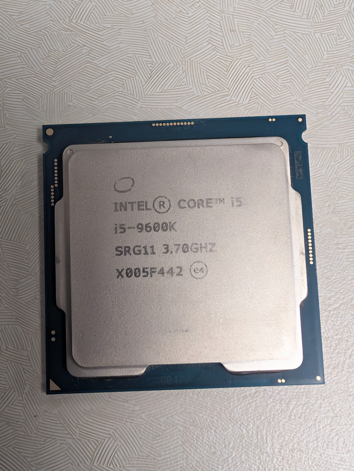 Intel Core i5-9600K SRG11 3.7GHz LGA1151 | Processor 6 Cores 9th Gen