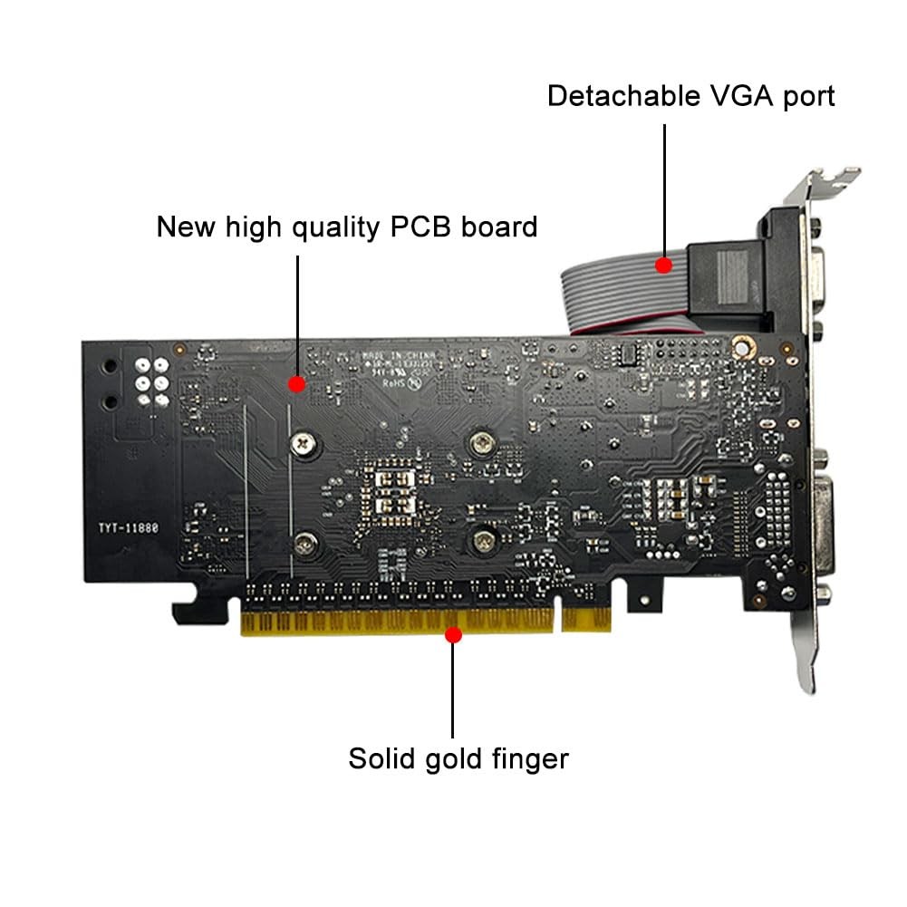 SAPLOS Geforce GTX 750 Ti 4GB Graphics Card, GDDR5 128-bit, DVI, HDMI, VGA,…