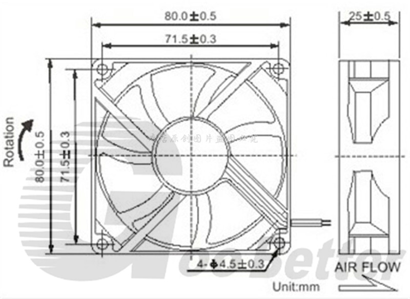 DC Fans 24V Cooling Computer Case Fan CPU PC Case Heatsink 40 60 80 90 100 120mm
