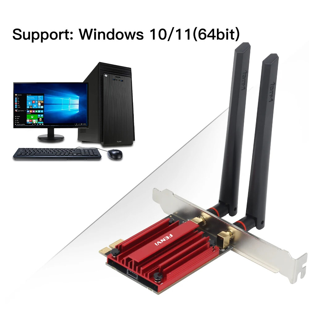 Wi-Fi 7 FV-BE200 PCI-E Adapter BE200NGW BT5.4 Wireless Network Adapter For win11